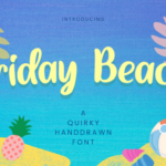 Friday Beach Font - Featured Image