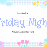 Friday Night Font - Featured Image