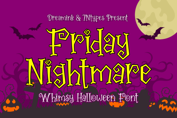 Friday Nightmare Font - Featured Image