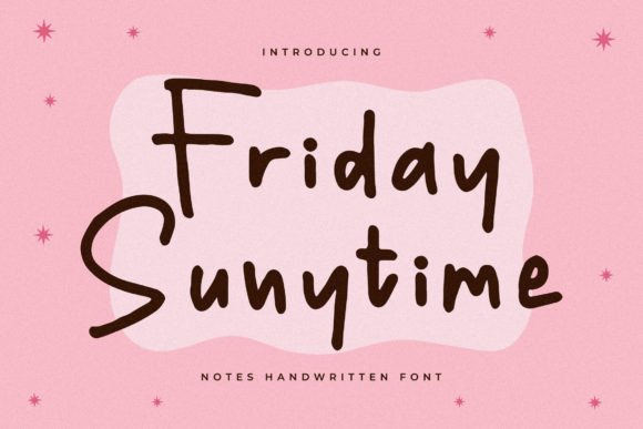 Friday Sunytime Font - Featured Image