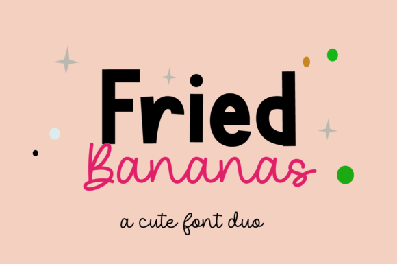 Fried Bananas Font - Featured Image