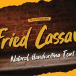 Fried Cassava Font - Featured Image