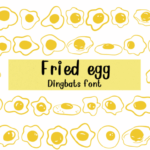 Fried Egg Font - Featured Image