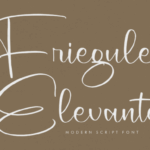 Friegule Elevanto Font - Featured Image