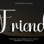 Friend Font - Featured Image