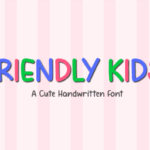 Friendly Kids Font - Featured Image