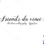 Friends Da Vinci Font - Featured Image