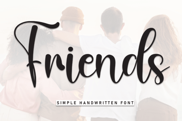 Friends Font - Featured Image