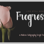 Frogress Font - Featured Image