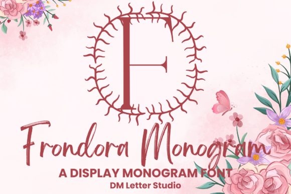Frondora Monogram Font - Featured Image