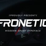 Fronetic Font - Featured Image
