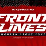 Front Lines Font - Featured Image