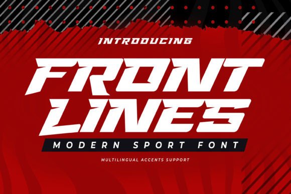 Front Lines Font - Featured Image