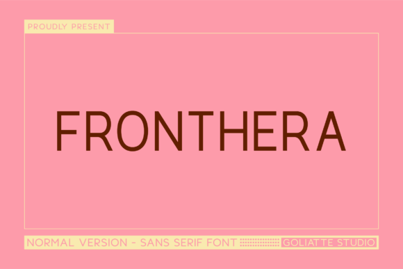Fronthera Font - Featured Image