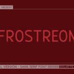 Frostreon Font - Featured Image