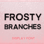 Frosty Branches Font - Featured Image