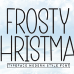 Frosty Christmas Font - Featured Image