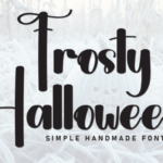 Frosty Halloween Font - Featured Image