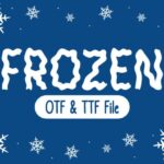 Frozen Font - Featured Image