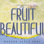 Fruit Beautiful Font - Featured Image
