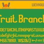 Fruit Branch Font - Featured Image