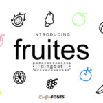 Fruites Doodle Font - Featured Image