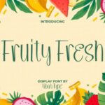 Fruity Fresh Font - Featured Image