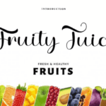 Fruity Juice Font - Featured Image