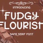 Fudgy Flourish Font - Featured Image