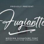 Fugiantte Font - Featured Image