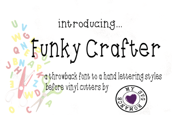 Funky Crafter Font - Featured Image