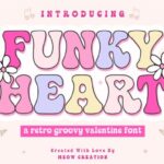Funky Heart Font - Featured Image