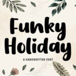 Funky Holiday Font - Featured Image