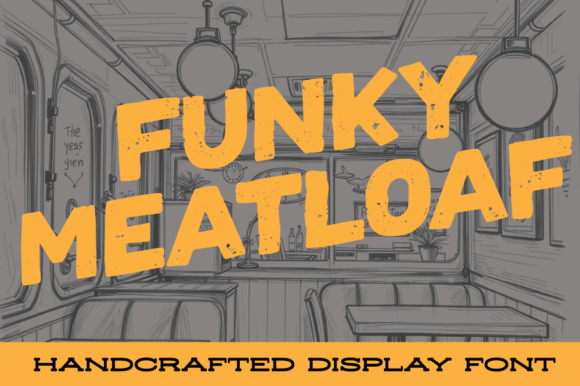 Funky Meatloaf Font - Featured Image