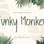 Funky Monkey Font - Featured Image