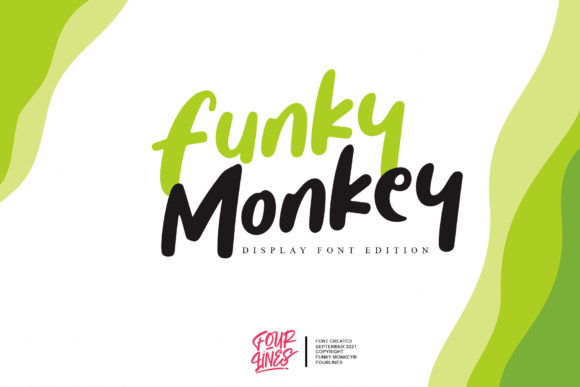 Funky Monkey Font - Featured Image