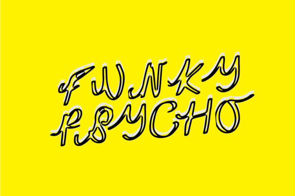Funky Psycho Font - Featured Image
