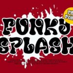 Funky Splash Font - Featured Image