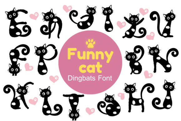 Funny Cat Font - Featured Image