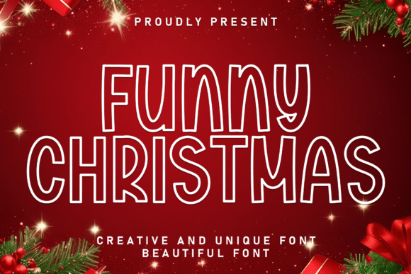 Funny Christmas Font - Featured Image