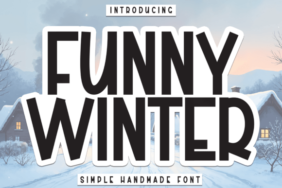 Funny Winter Font - Featured Image