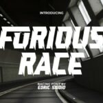Furious Race Font - Featured Image