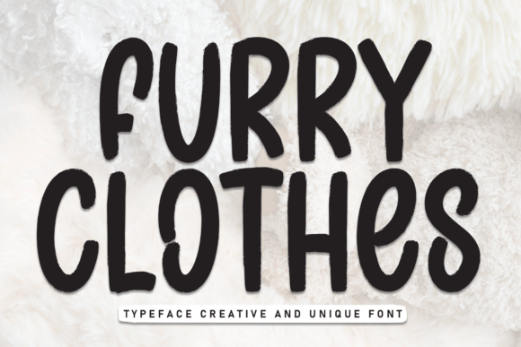 Furry Clothes Font - Featured Image