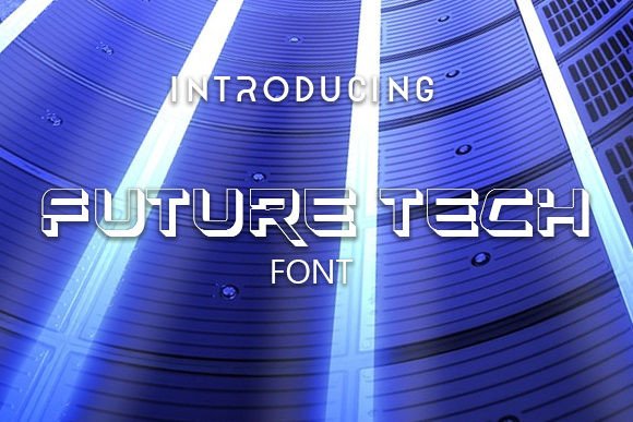Future Tech Font - Featured Image