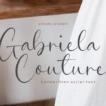 Gabriela Couture Font - Featured Image