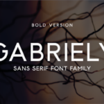 Gabriely Bold Font - Featured Image