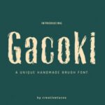 Gacoki  Font - Featured Image