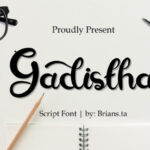 Gadistha Font - Featured Image