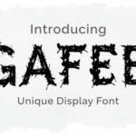 Gafeb Font - Featured Image