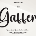 Gaffer Font - Featured Image